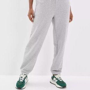 AE Fleece Boyfriend Jogger NWT Gray XS
